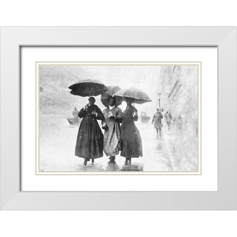 Some People Stay In Your Heart Forever White Modern Wood Framed Art Print with Double Matting by Dauria, Adam