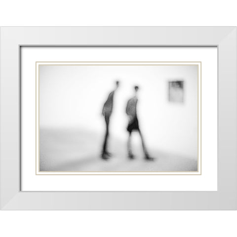 In The Art Gallery White Modern Wood Framed Art Print with Double Matting by Schleicher-Schwarz, Roswitha