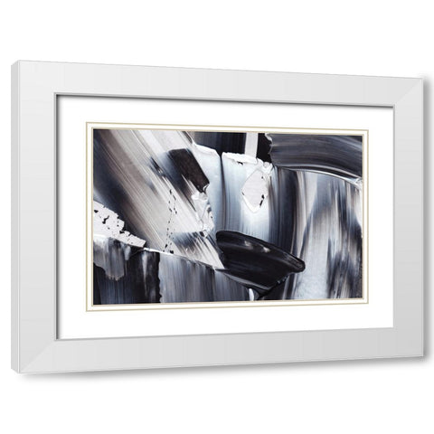 Move With Me White Modern Wood Framed Art Print with Double Matting by Uplusmestudio