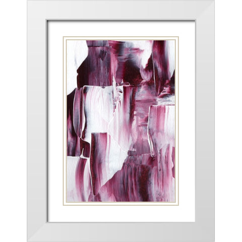 Paradox No 1 White Modern Wood Framed Art Print with Double Matting by Uplusmestudio