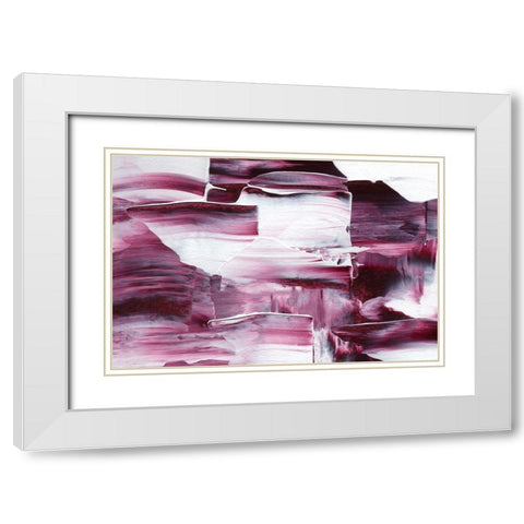 Paradox No 1 White Modern Wood Framed Art Print with Double Matting by Uplusmestudio