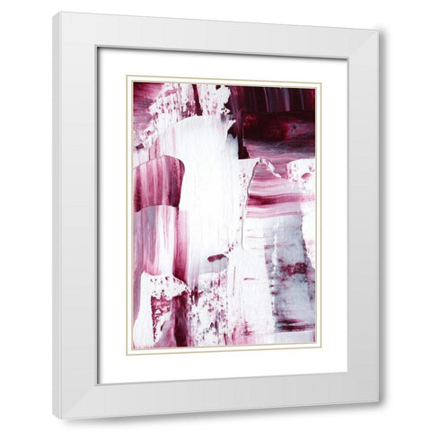 Paradox No 2 White Modern Wood Framed Art Print with Double Matting by Uplusmestudio