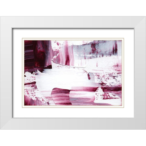 Paradox No 2 White Modern Wood Framed Art Print with Double Matting by Uplusmestudio