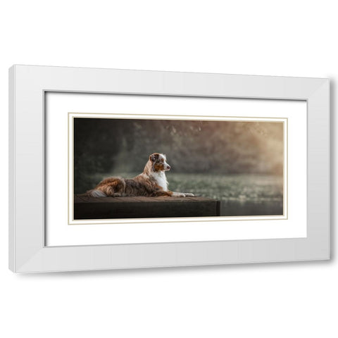 Panorama 2.0 White Modern Wood Framed Art Print with Double Matting by Kuplenk, Nika