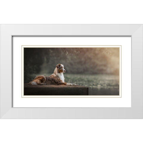 Panorama 2.0 White Modern Wood Framed Art Print with Double Matting by Kuplenk, Nika