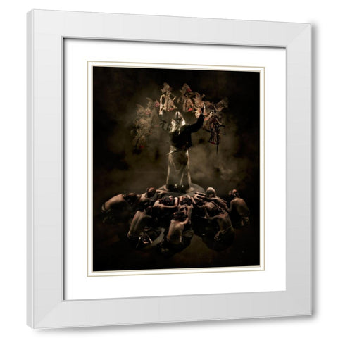 Theatrical White Modern Wood Framed Art Print with Double Matting by Herliyanto, Gatot