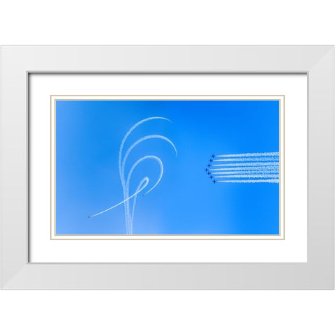 Donaat Pass Me By White Modern Wood Framed Art Print with Double Matting by Punyet Miro, Carles