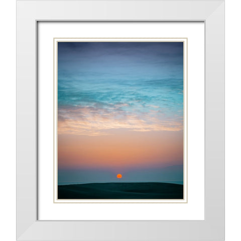 Dune In Japan 01 White Modern Wood Framed Art Print with Double Matting by Ideharayuki