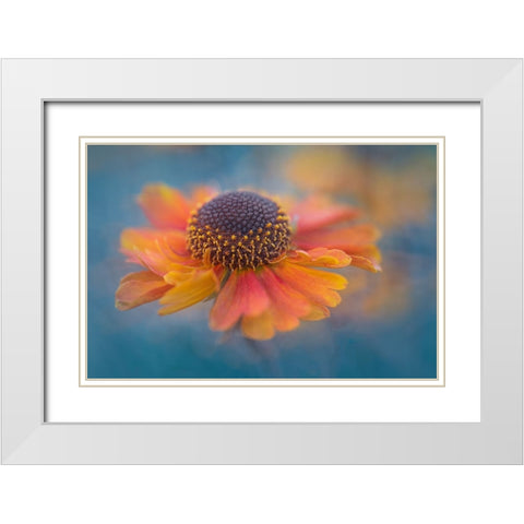 Summer Joy White Modern Wood Framed Art Print with Double Matting by Jacobs, Lydia
