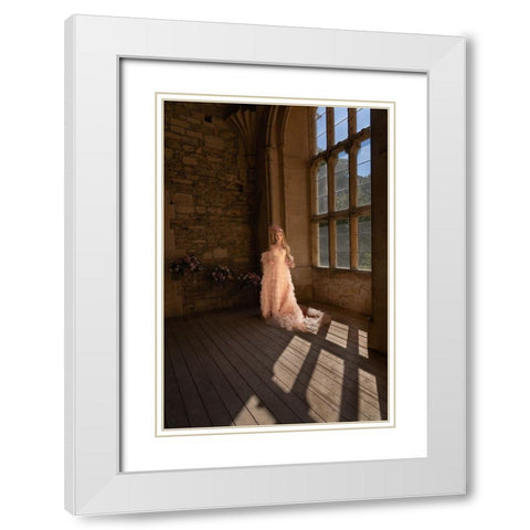 Lady Of The Manor White Modern Wood Framed Art Print with Double Matting by Dixon, Colin