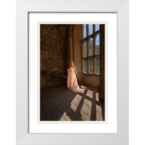 Lady Of The Manor White Modern Wood Framed Art Print with Double Matting by Dixon, Colin