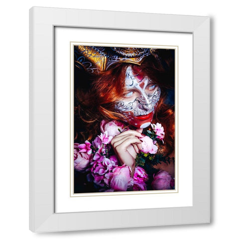 I Have A Darkness Inside Of Me White Modern Wood Framed Art Print with Double Matting by Bolgov (Axe), Ruslan