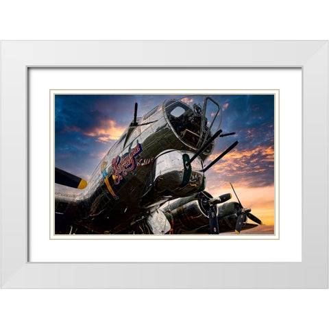 Sentimental Journey White Modern Wood Framed Art Print with Double Matting by Mccleave, Thomas