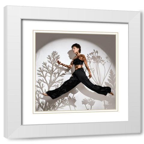 Hang Out White Modern Wood Framed Art Print with Double Matting by Anton, Rostovskiy