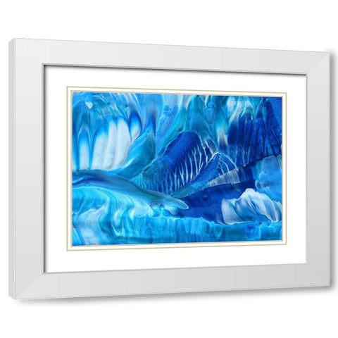 Ice age White Modern Wood Framed Art Print with Double Matting by Westum, Heidi