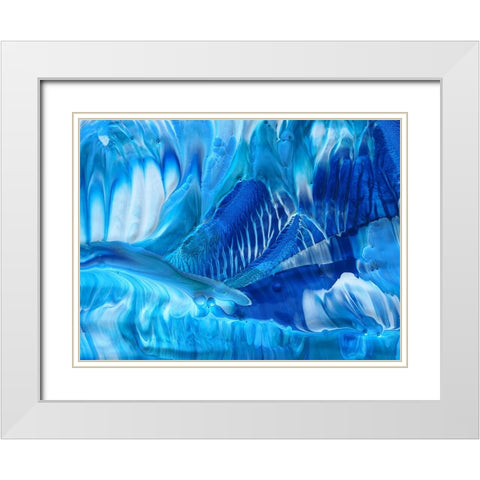 Ice age White Modern Wood Framed Art Print with Double Matting by Westum, Heidi