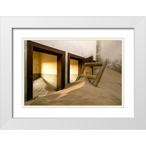 once upon a time White Modern Wood Framed Art Print with Double Matting by Wiener, Iris