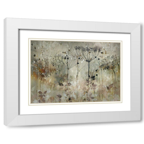 Autumn is coming White Modern Wood Framed Art Print with Double Matting by Talen, Nel