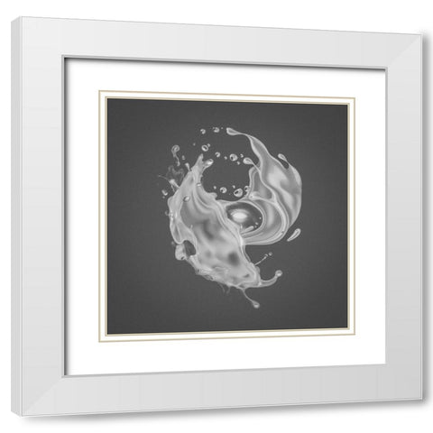 After Earth White Modern Wood Framed Art Print with Double Matting by Rahnama, Barbad