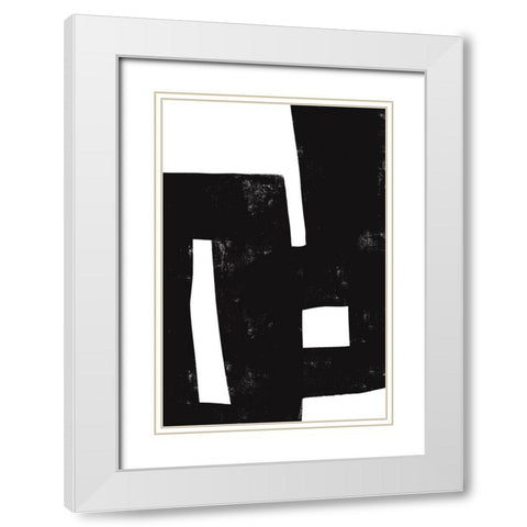 I was never there White Modern Wood Framed Art Print with Double Matting by uplusmestudio