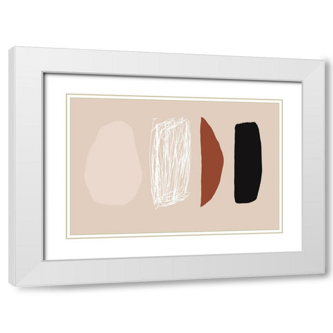 Trying to fit in White Modern Wood Framed Art Print with Double Matting by uplusmestudio