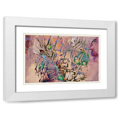 The night composition White Modern Wood Framed Art Print with Double Matting by Kulik, Rafal