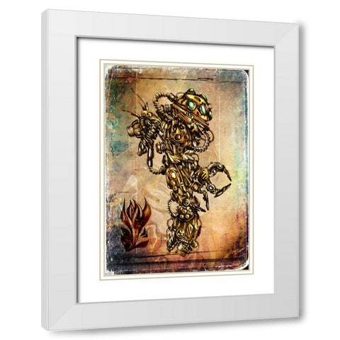 Safety uniform White Modern Wood Framed Art Print with Double Matting by Kulik, Rafal