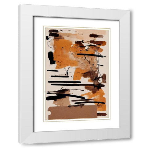 Rusty Machine White Modern Wood Framed Art Print with Double Matting by Treechild