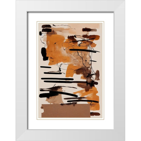 Rusty Machine White Modern Wood Framed Art Print with Double Matting by Treechild