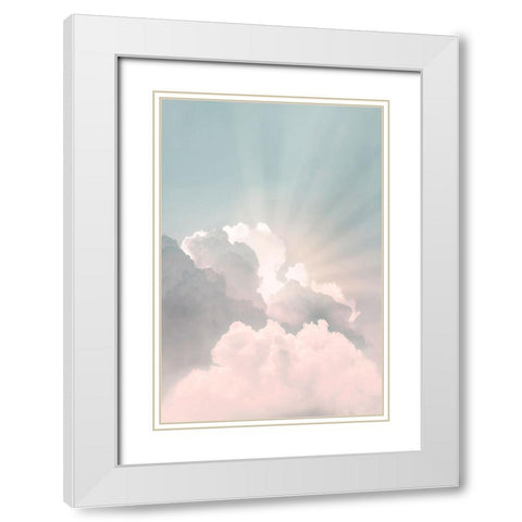 Sky White Modern Wood Framed Art Print with Double Matting by Pienaar, Kathrin