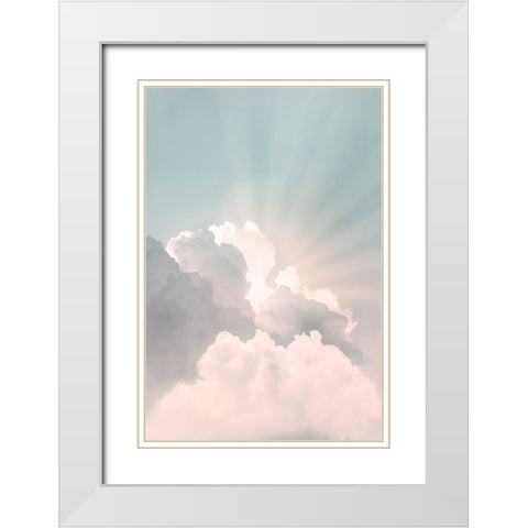 Sky White Modern Wood Framed Art Print with Double Matting by Pienaar, Kathrin