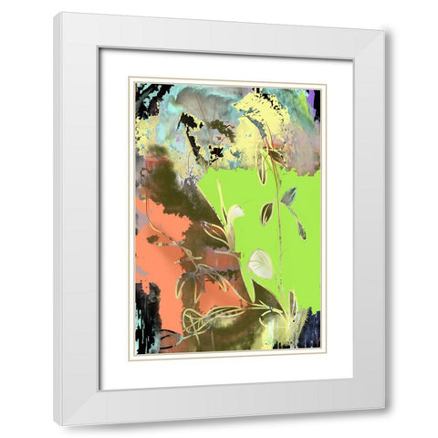 Nature Comes White Modern Wood Framed Art Print with Double Matting by Silva, Dpaulinos
