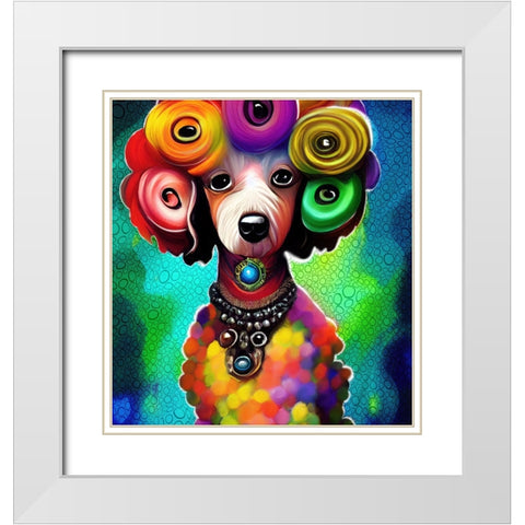 Spa Day White Modern Wood Framed Art Print with Double Matting by Day, Ruth