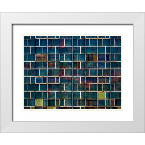 stories White Modern Wood Framed Art Print with Double Matting by Surleac, Marius