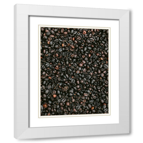 Coffee White Modern Wood Framed Art Print with Double Matting by Zwart, Raisa