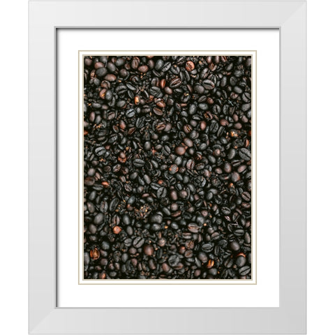 Coffee White Modern Wood Framed Art Print with Double Matting by Zwart, Raisa
