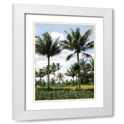 Tetebatu Lombok White Modern Wood Framed Art Print with Double Matting by Zwart, Raisa