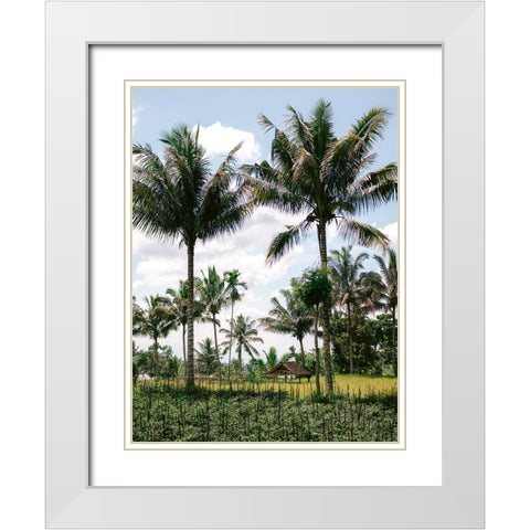 Tetebatu Lombok White Modern Wood Framed Art Print with Double Matting by Zwart, Raisa