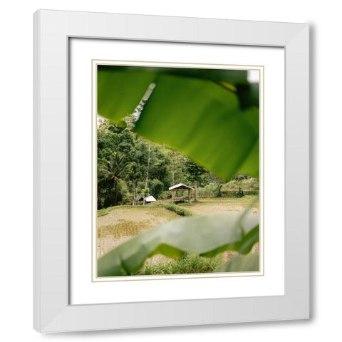 Tetebatu Lombok White Modern Wood Framed Art Print with Double Matting by Zwart, Raisa