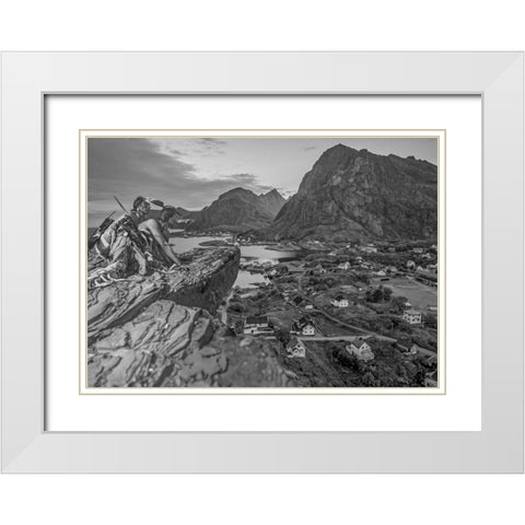 A Different Time 2 White Modern Wood Framed Art Print with Double Matting by Martinussen, Baard