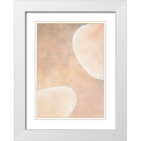 Hwan White Modern Wood Framed Art Print with Double Matting by Laiz Blursbyai, Rosana
