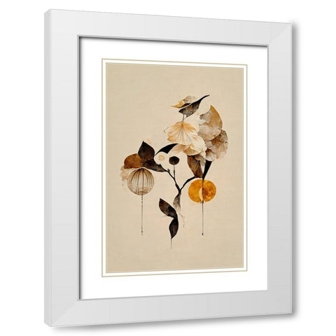 La FragilitAu White Modern Wood Framed Art Print with Double Matting by Treechild