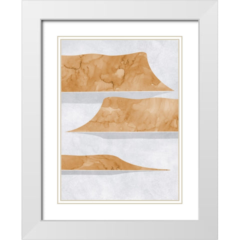Abstract lake Powell view White Modern Wood Framed Art Print with Double Matting by Laiz Blursbyai, Rosana