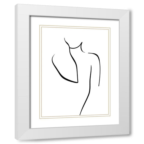 Daydreaming II White Modern Wood Framed Art Print with Double Matting by Laiz Blursbyai, Rosana