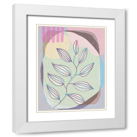 High Hopes White Modern Wood Framed Art Print with Double Matting by Demir, Aylin