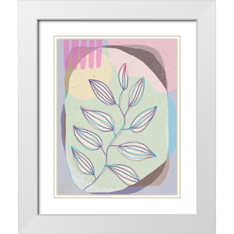 High Hopes White Modern Wood Framed Art Print with Double Matting by Demir, Aylin