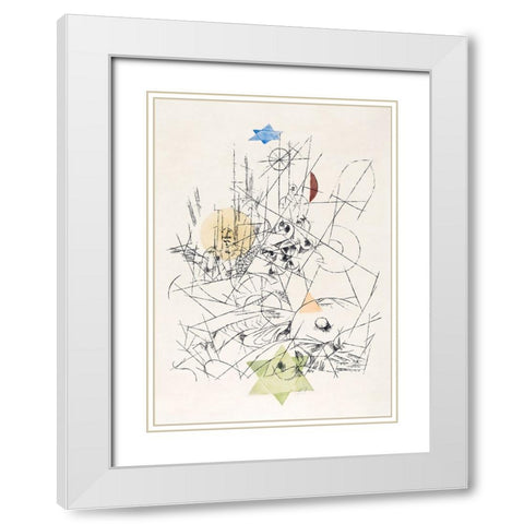 Hope and Destruction 1916 White Modern Wood Framed Art Print with Double Matting by Pictufy