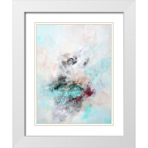 Chilled by the Ocean wind White Modern Wood Framed Art Print with Double Matting by Wattre, Francoise