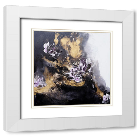 Dancing into the Sunset White Modern Wood Framed Art Print with Double Matting by Wattre, Francoise