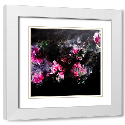 You make me feel this way White Modern Wood Framed Art Print with Double Matting by Wattre, Francoise